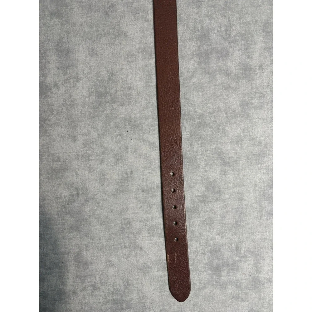Polo Jeans Co Ralph Lauren Leather Belt Brown 39